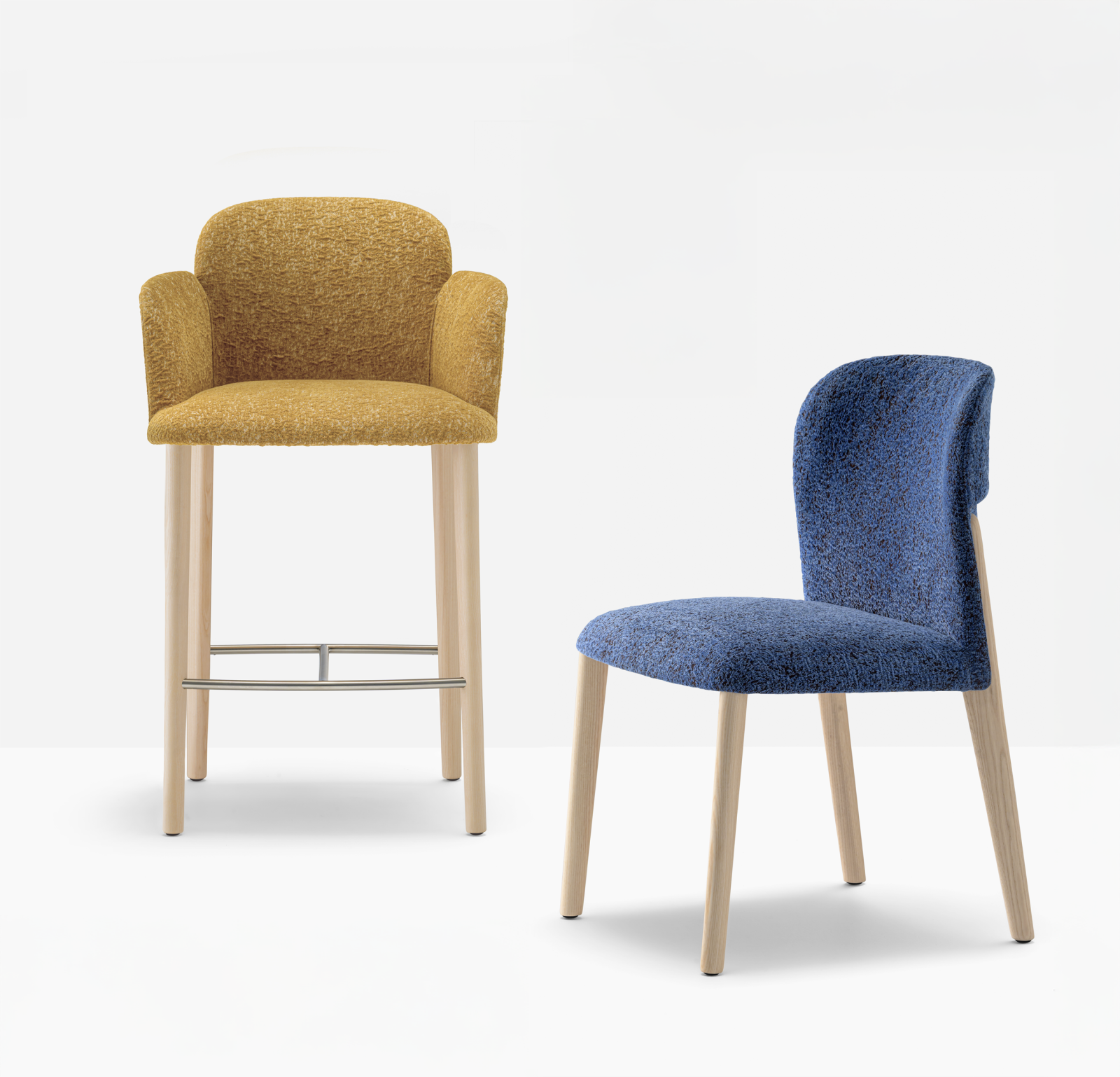 Opale Sedia et Sgabello, Patrick Jouin © Pedrali