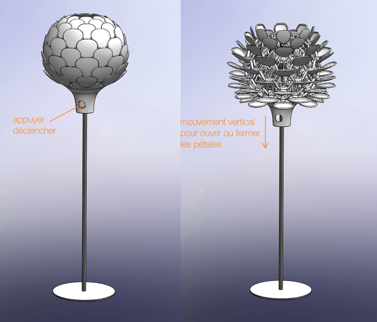Bloom - Patrick Jouin, MGX by Materialise © Patrick Jouin