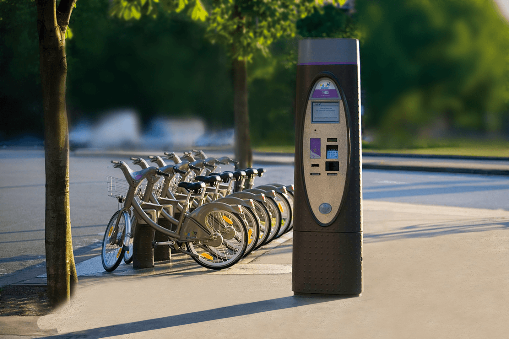 Bornes  Velib - JC Decaux - Patrick Jouin © JCDecaux