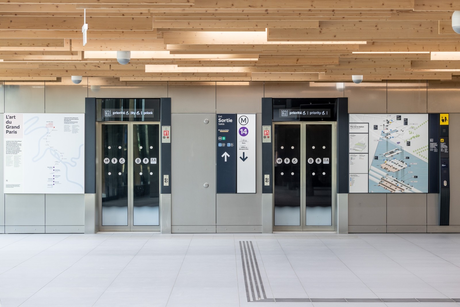 Gare Saint-Denis Pleyel © Yann Audic