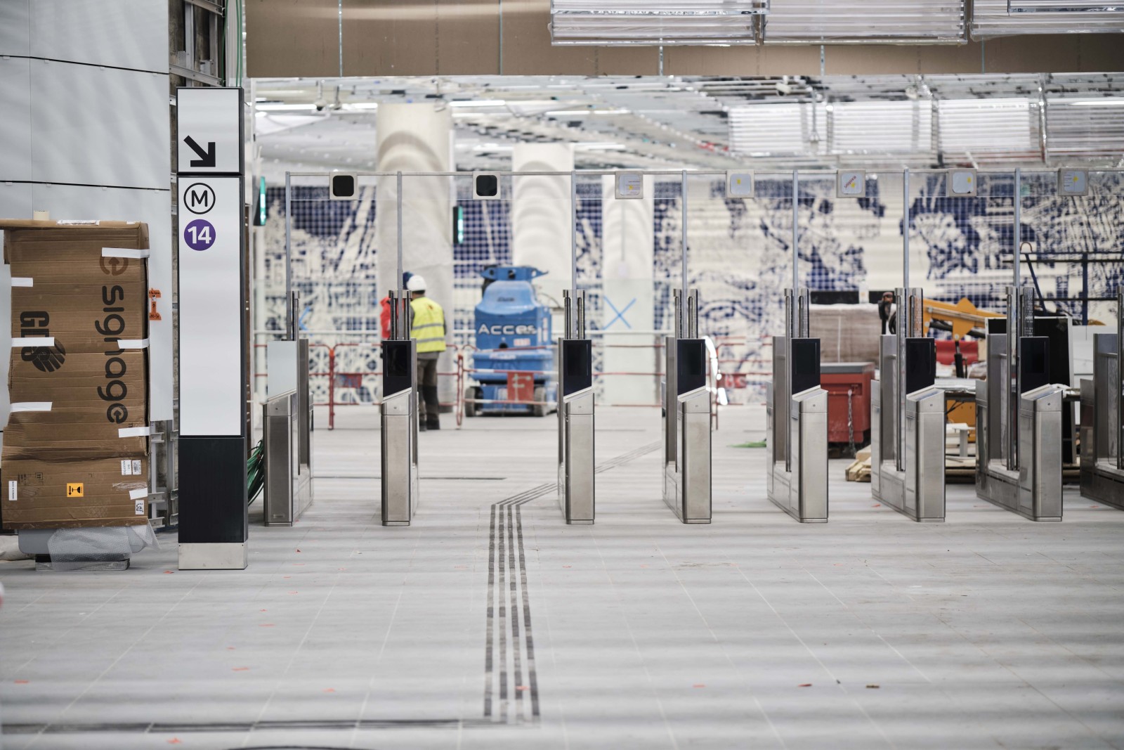 Chantier Gare d'Orly © Lucille Pellerin