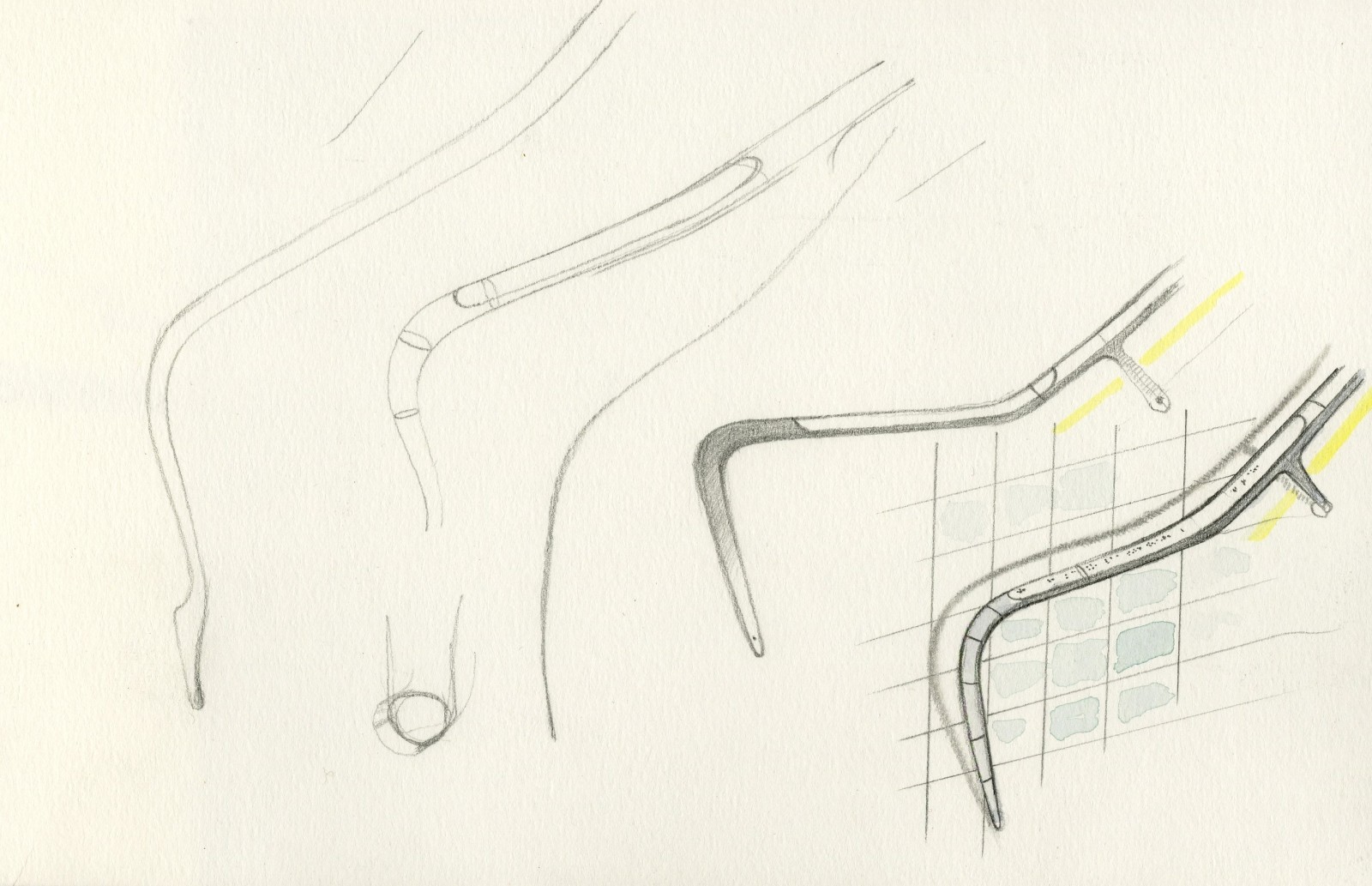 Gammes de mains courantes - Patrick Jouin, RATP © Patrick Jouin