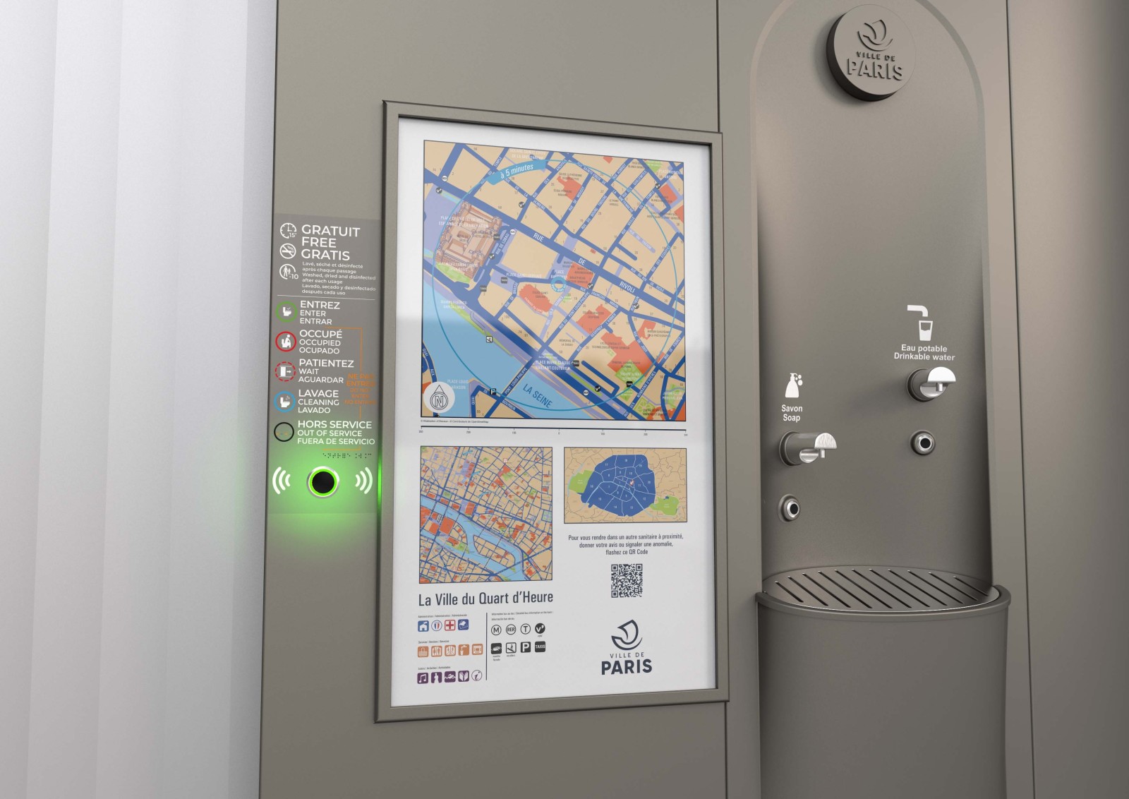 Sanitaires 2024 - JCDecaux © Patrick Jouin