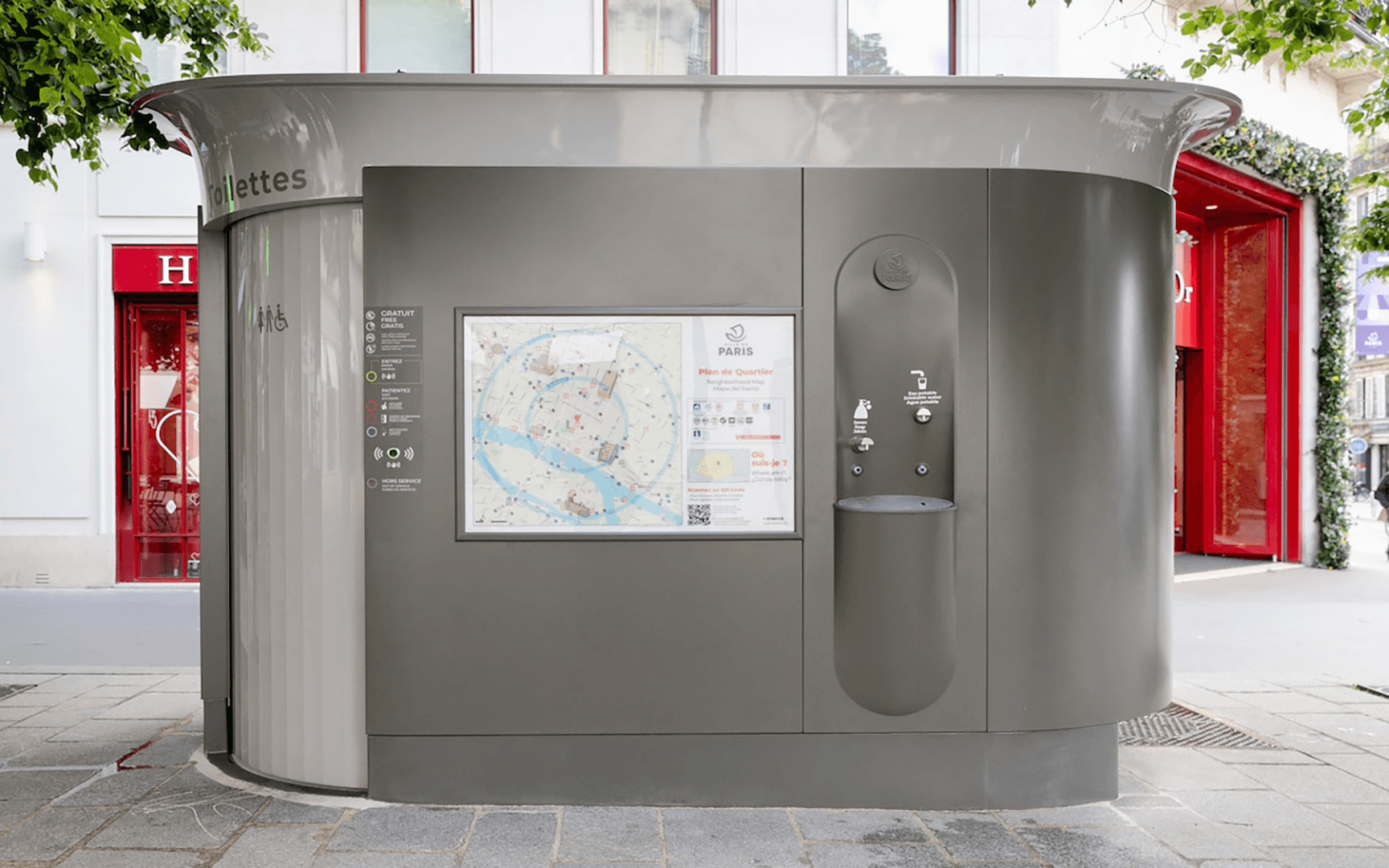 Sanitaires - Patrick Jouin, JCDecaux © JCDecaux