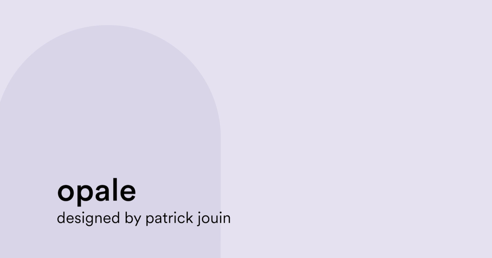 Opale, Patrick Jouin for Pedrali