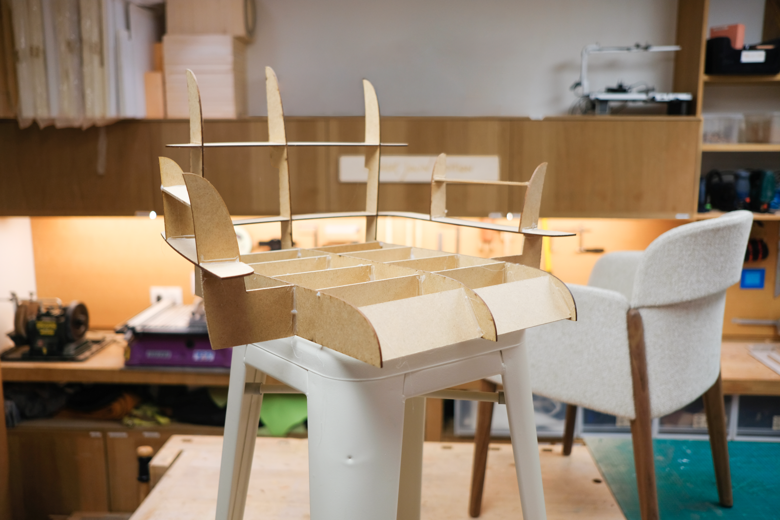 Opale Sedia et Sgabello, maquette ©  Patrick Jouin