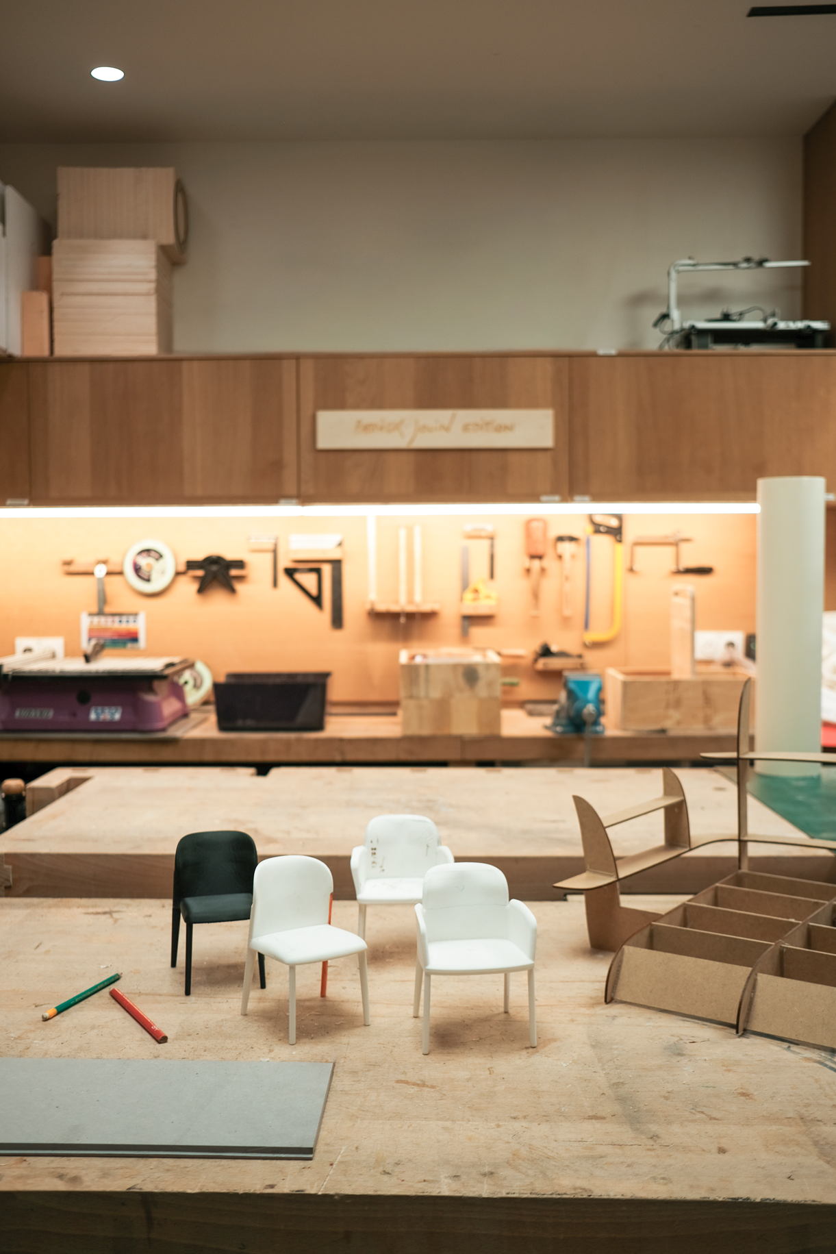 Opale Sedia et Sgabello, maquette ©  Patrick Jouin