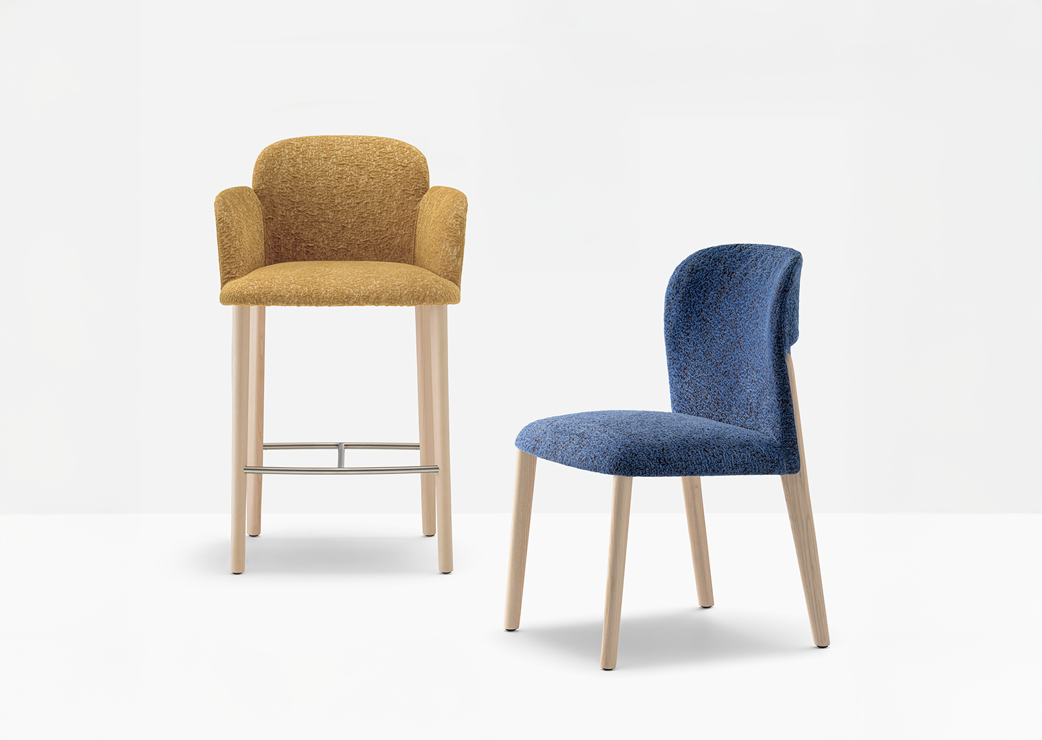 Opale Sedia and Sgabello, Patrick Jouin © Pedrali